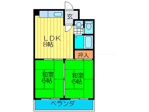 ジョイテルⅢの物件間取画像